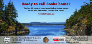 Tim Ayres Real Estate Corporation - 'Everything Sooke' ad